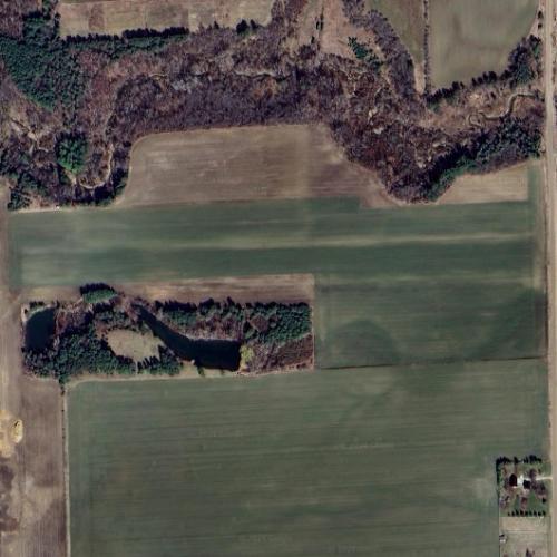 Indian Creek Ranch Airport in Deckerville, MI (Bing Maps)