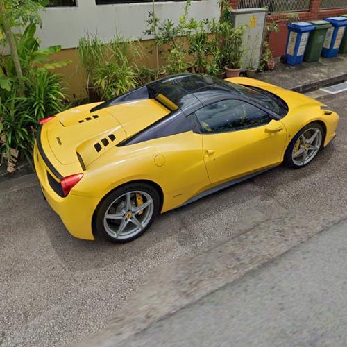 Ferrari 458 Spider in Singapore, Singapore (#6) - Virtual Globetrotting