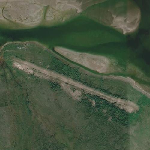 Bathurst Inlet Airstrip in Bathurst Inlet, Canada (Google Maps)