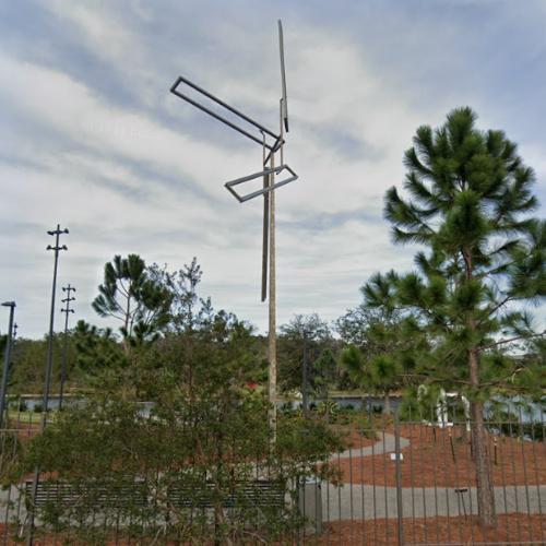 'Four Open Rectangles' by George Rickey in New Orleans, LA (Google Maps)