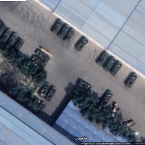 Chinese Type 08 APCs in Baotou, China (Google Maps)