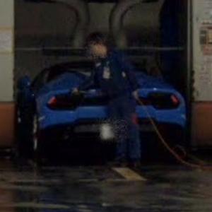 Lamborghini Huracan Spyder in Tokyo (StreetView)