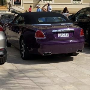 Rolls Royce Dawn in Monaco (StreetView)