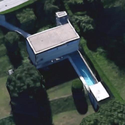 'Bernasconi House' by Luigi Snozzi in Melide, Switzerland (Google Maps)