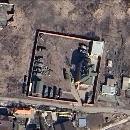 Russian forward command post in Mariupol, Ukraine (Google Maps) (#2)