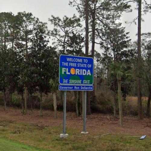 Welcome to Florida sign in Jennings, FL (Google Maps) (#7)