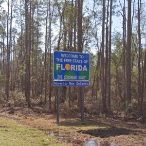 Welcome to Florida sign in Jennings, FL (#8) - Virtual Globetrotting
