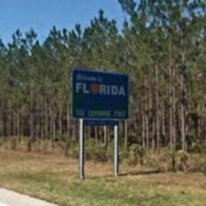 Welcome to Florida sign in Jasper, FL (#9) - Virtual Globetrotting