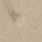 Big dust devil in the middle of nowhere