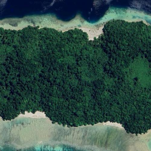 Ega Island in Sipatnanam, Indonesia (Google Maps)