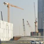 Tiger Sky Tower under construction