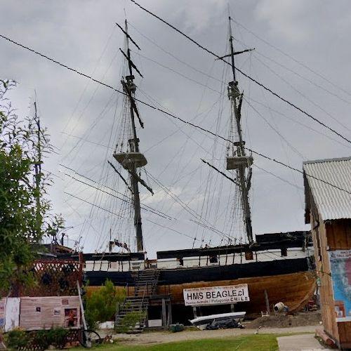 1:1 replica of HMS Beagle in Punta Arenas, Chile (Google Maps)