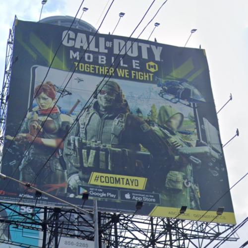 Call Of Duty ad in Quezon City, Philippines - Virtual Globetrotting
