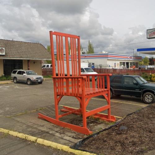 Big Rocking Chair in Corvallis, OR (Google Maps)