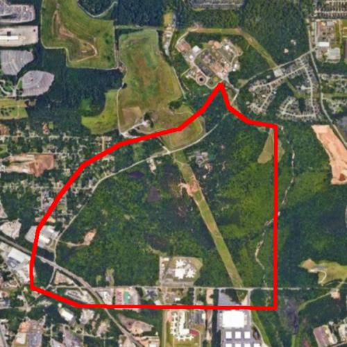 Cop City in Atlanta, GA (Google Maps)