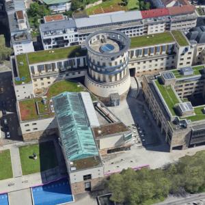 'HDMK' by James Stirling & Michael Wilford (Google Maps)