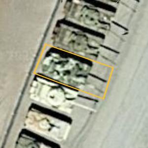 Ukrainian T-84 Oplot (Google Maps)