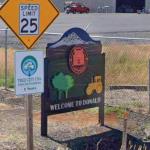 Welcome to Donald sign