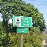 Welcome to Benton County sign