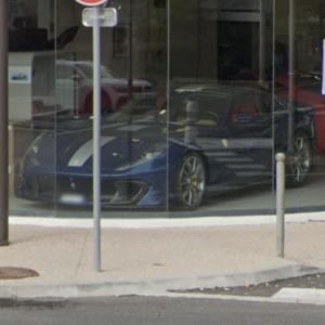 Ferrari 812 Competizione in Monaco (StreetView)