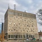 Brutalist telephone palace