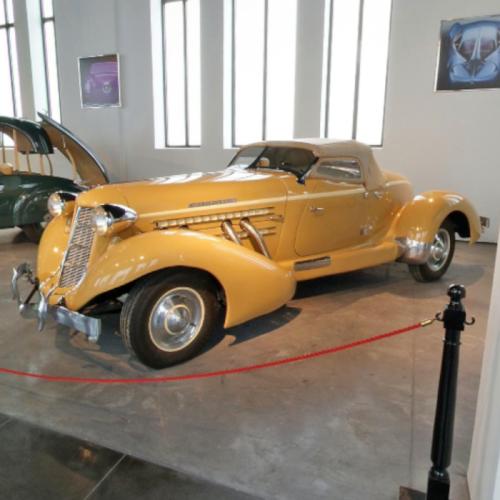 1934 Auburn 851 Boattail Speedster in Málaga, Spain (Google Maps)