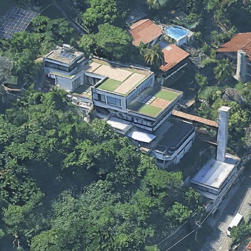 Oruam's house (former rental) in Rio de Janeiro, Brazil (Google Maps)