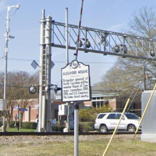 Alexander Mebane marker in Mebane, NC - Virtual Globetrotting