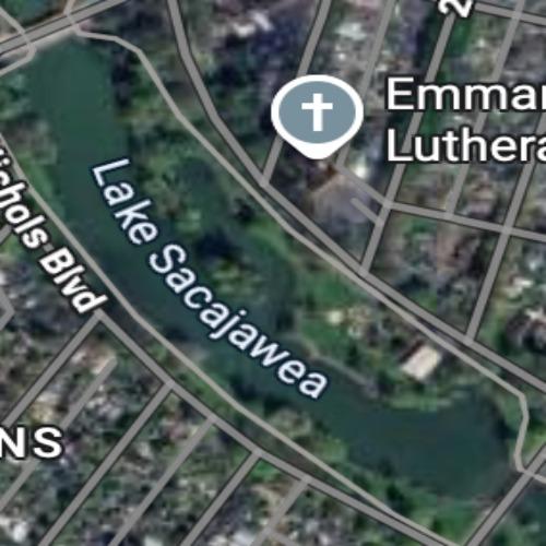Lake Sacajawea in Longview, WA (Google Maps)