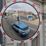 Google car reflection