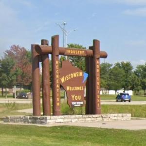Welcome to Wisconsin Sign in Beloit, WI (#2) - Virtual Globetrotting