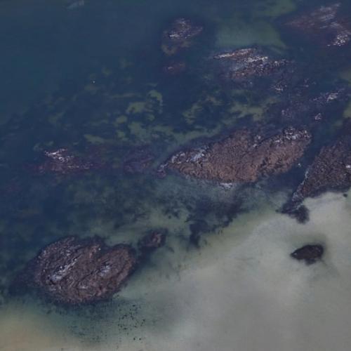 Halftide Rock in Biddeford, ME - Virtual Globetrotting