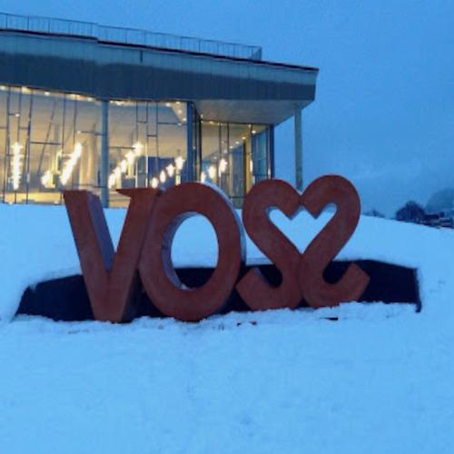 Voss letters in Vossevangen, Norway - Virtual Globetrotting