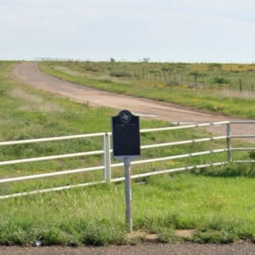 The Spade Ranch marker in Smyer, TX - Virtual Globetrotting