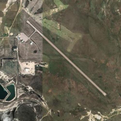 Harding County Airport in Buffalo, SD (Google Maps)