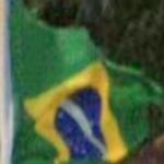 Car With brazilian flag
