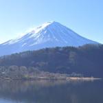 Mount Fuji above Lake Kawaguchi