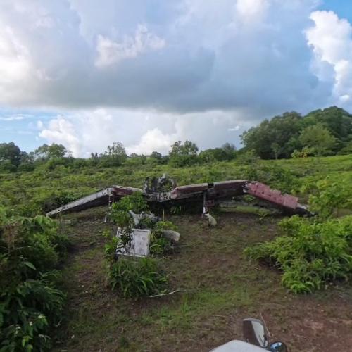 Mitsubishi A6M Zero wreck in Yap Island, Micronesia, Federated States ...