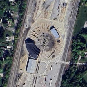 Roundhouse - BNSF Centralia Yard (Google Maps)