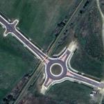 Unfinished roundabout