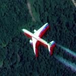 Airplane in flight