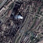 Ukraine Attacks Alchevsk Metallurgical Plant - Thermal Drone Video