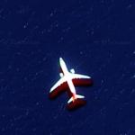 Airplane in flight