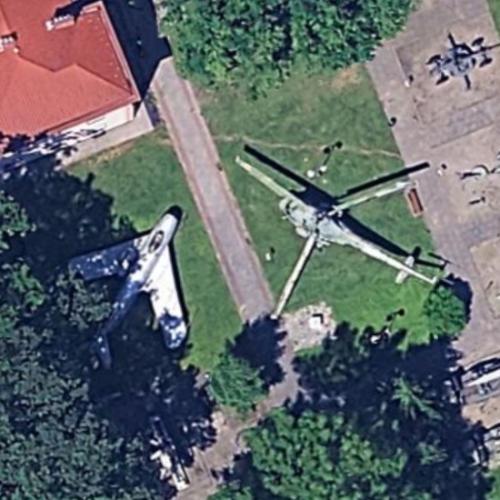 Aircraft static display in Debica, Poland - Virtual Globetrotting