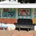 Artistic bus stop