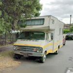 Classic Winnebago based on Dodge chassis