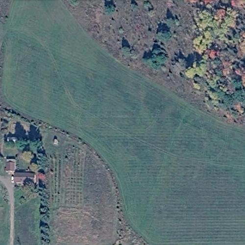 Bruce Mines Kerr Field Aerodrome in Rydal Bank, Canada (Google Maps)