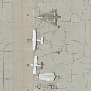 Pair of Saab Drakens (Google Maps)