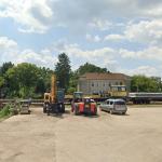 Maintenance of way in progress
