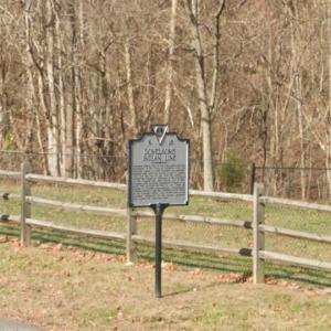 Donelson's Indian Line marker (StreetView)